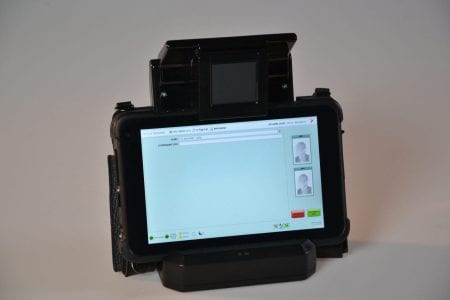 Bpt800 With Integrated Biometrics Sherlock Fingeprint Scanner Product Integration