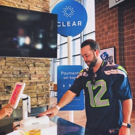 Fans Can Buy A Beer Affirm They Are Over 21 With Their Fingerprint Through Clear At Seahawk Games Integrated Biometrics
