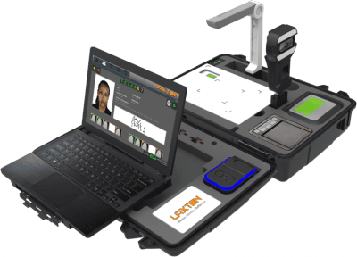 Laxton Group Mobile Identification Station Integrated Biometrics Product