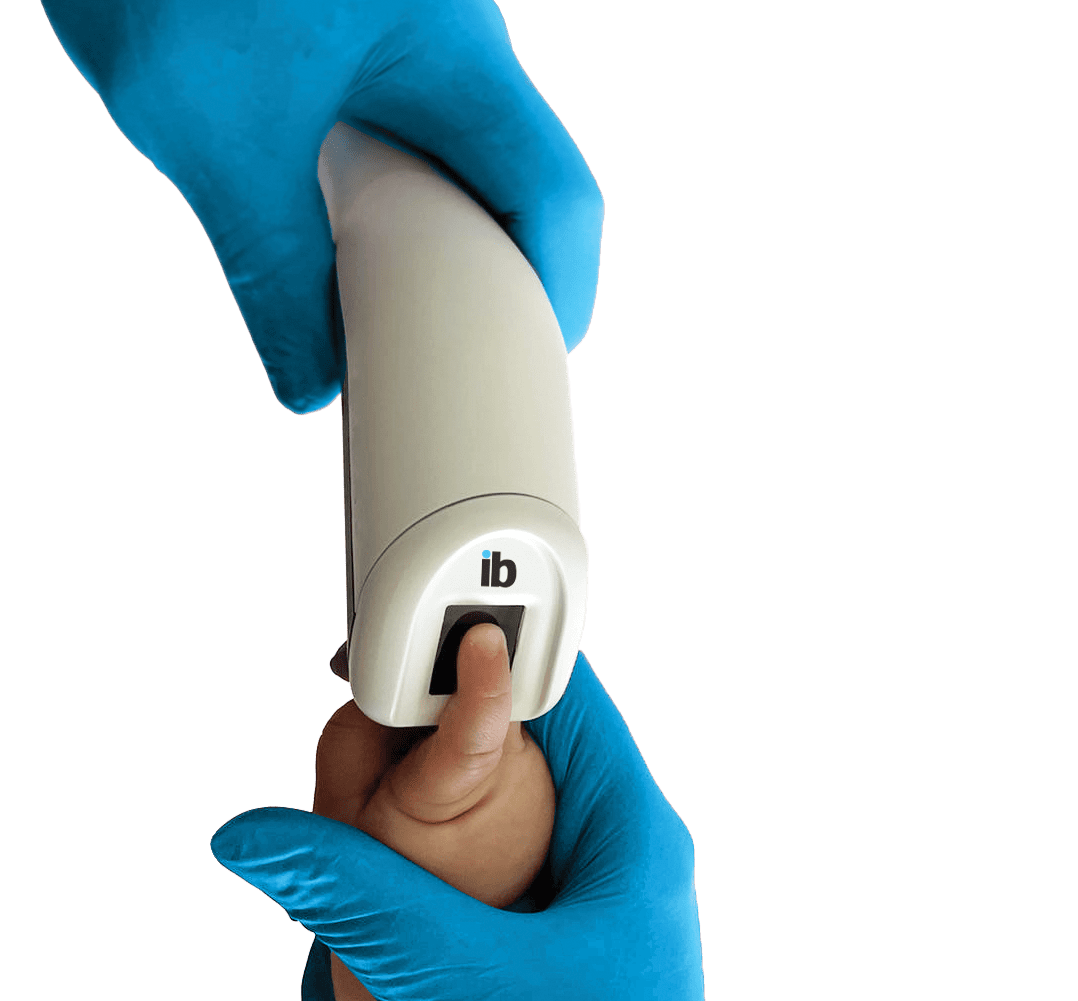 Baby Scan Blue Gloves